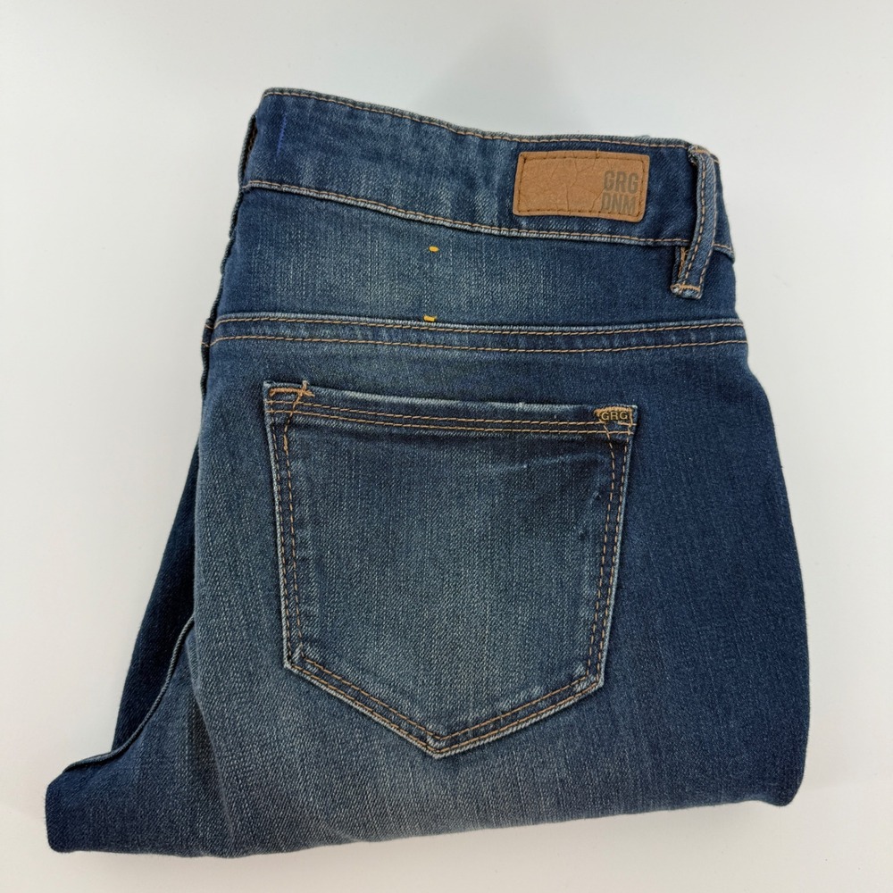 GRG DNM Montreal Womens Skinny Jeans Dark Wash Stretch Blue Size 7 66-6848-230